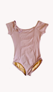 Capezio lavender lavender leotard with bow